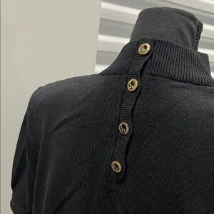 Vintage st john collection Black Women's Top detailed back closure